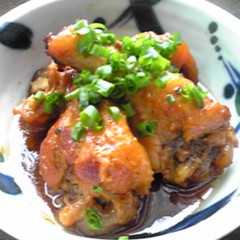 รูปของ パインの缶詰で作る手羽元の照煮