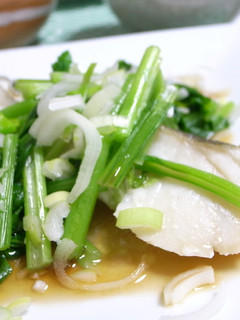 鱈と小松菜のバターポン酢-レシピのメイン写真