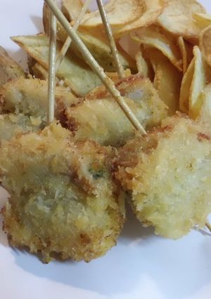 *大葉とニンニクのクルクルハム串カツ*-レシピのメイン写真