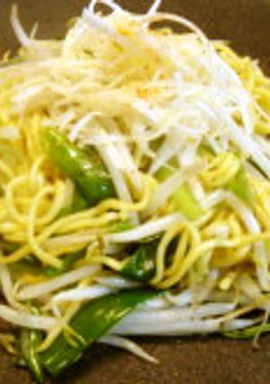 しゃきしゃき☆さっぱり☆焼ラーメン☆塩味-レシピのメイン写真