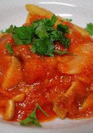 焼きポレンタのきのこトマトソース添え◆Grilled Polenta with Mushroom Tomato Sauce-レシピのメイン写真