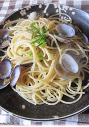 簡単♪スパドレであさりのゴマ醤油パスタ-レシピのメイン写真