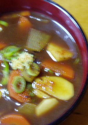 ヘルシー！根菜と納豆のぽかぽか汁-レシピのメイン写真