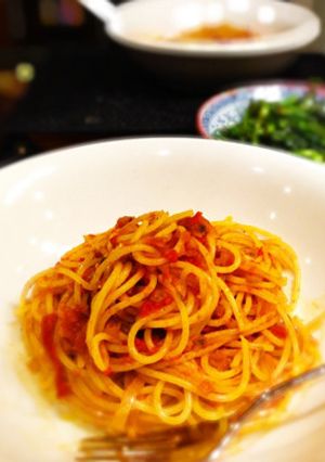カレー粉が隠し味☆トマトソースのパスタ-レシピのメイン写真