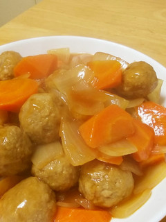 肉団子の酢豚風-レシピのメイン写真