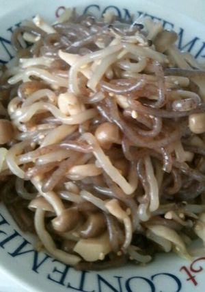 きのこと糸こんにゃくの油炒め-レシピのメイン写真