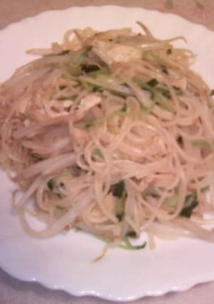そうめんで中華風焼きそば-レシピのメイン写真