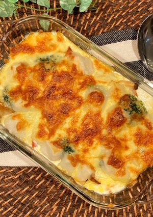 餅・チーズ・野菜のオーブン焼-レシピのメイン写真