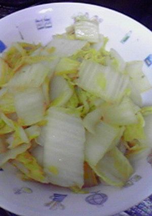 レンジで簡単☆白菜のソテー♪-レシピのメイン写真