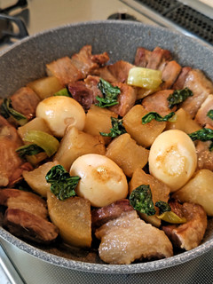 フライパンで簡単 豚の角煮-レシピのメイン写真