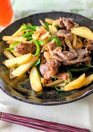 ジャガイモ🥔入り青椒肉絲-レシピのメイン写真