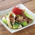 白だし┃チンゲン菜と牛肉の炒め物