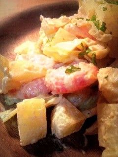 エビとキャベツの白味噌マヨサラダ-レシピのメイン写真