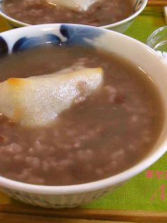 ほっこり幸せ*小豆粥-レシピのメイン写真
