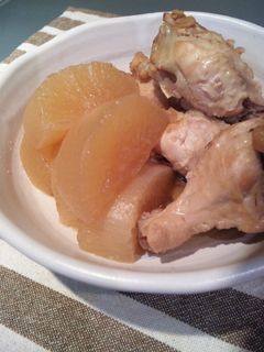 圧力鍋で☆鶏手羽元と大根の煮物-レシピのメイン写真