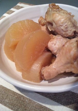 圧力鍋で☆鶏手羽元と大根の煮物-レシピのメイン写真