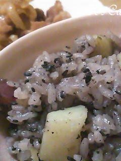 黒ゴマさつまいもご飯-レシピのメイン写真