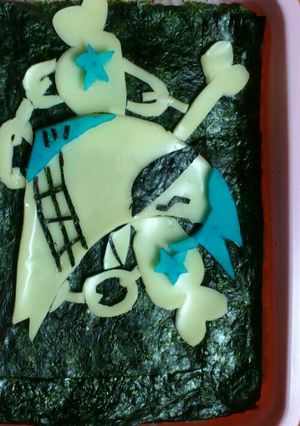 キャラ弁☆フランキー海賊旗-レシピのメイン写真