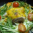 タジンで簡単鯛のワイン蒸し梅マヨ焼き