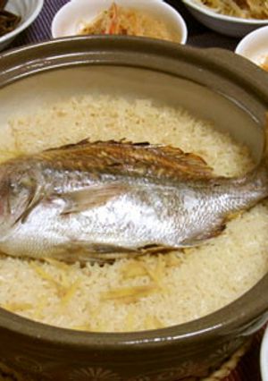 土鍋で鯛めし-レシピのメイン写真