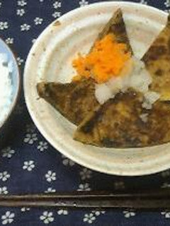 油揚げの生姜焼き☆紅葉おろし添え-レシピのメイン写真