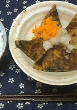 油揚げの生姜焼き☆紅葉おろし添え-レシピのメイン写真