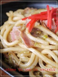 子供喜ぶマヨ焼きうどん-レシピのメイン写真