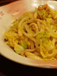 明太キャベツのカルボナーラ風焼きうどん☆-レシピのメイン写真