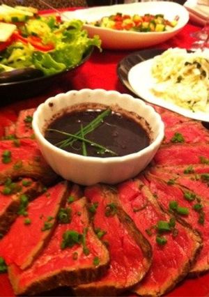 簡単！牛肉のたたき-レシピのメイン写真
