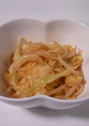 キャベツともやしの旨辛和え-レシピのメイン写真