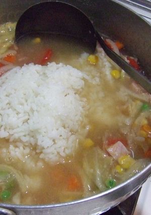 残りご飯で簡単洋風雑炊-レシピのメイン写真