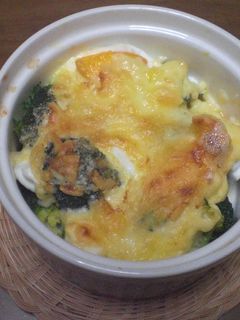 ブロッコリー&茹で卵のマヨ&チーズ焼き-レシピのメイン写真