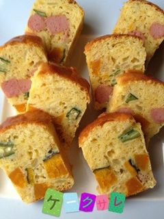 ホットケーキミックスdeケークサレ-レシピのメイン写真