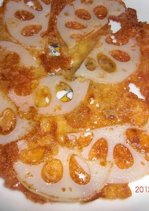 れんこんチーズ-レシピのメイン写真