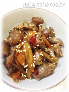 豚肉とこんにゃく入り☆ボリュームきんぴら-レシピのメイン写真