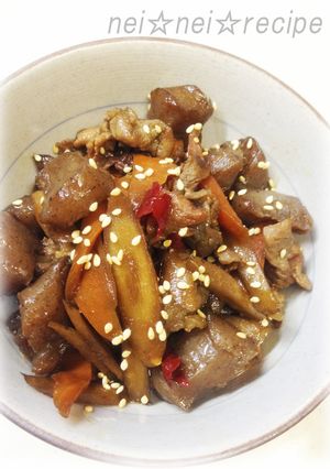 豚肉とこんにゃく入り☆ボリュームきんぴら-レシピのメイン写真