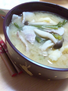 大好評☆我が家のすいとん汁-レシピのメイン写真