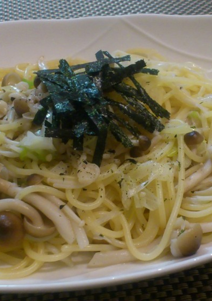 ネギときのこの和風パスタ-レシピのメイン写真