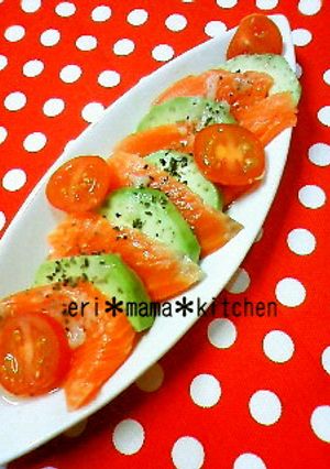 サーモン&アボカドのカルパッチョ風☆-レシピのメイン写真