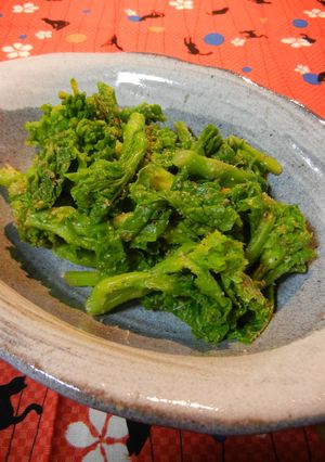 ビタミンたっぷり✿菜の花の胡麻和え✿-レシピのメイン写真