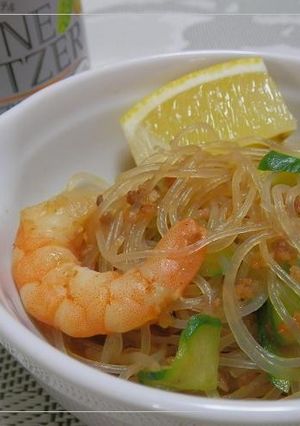 エビと豚挽き肉のレモン春雨-レシピのメイン写真