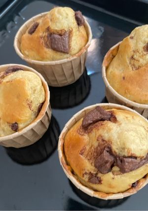 5歳が作れる超簡単★バナナチョコマフィン-レシピのメイン写真