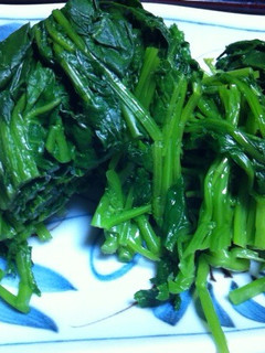 今が旬小松菜のお浸し 山形旬の味-レシピのメイン写真