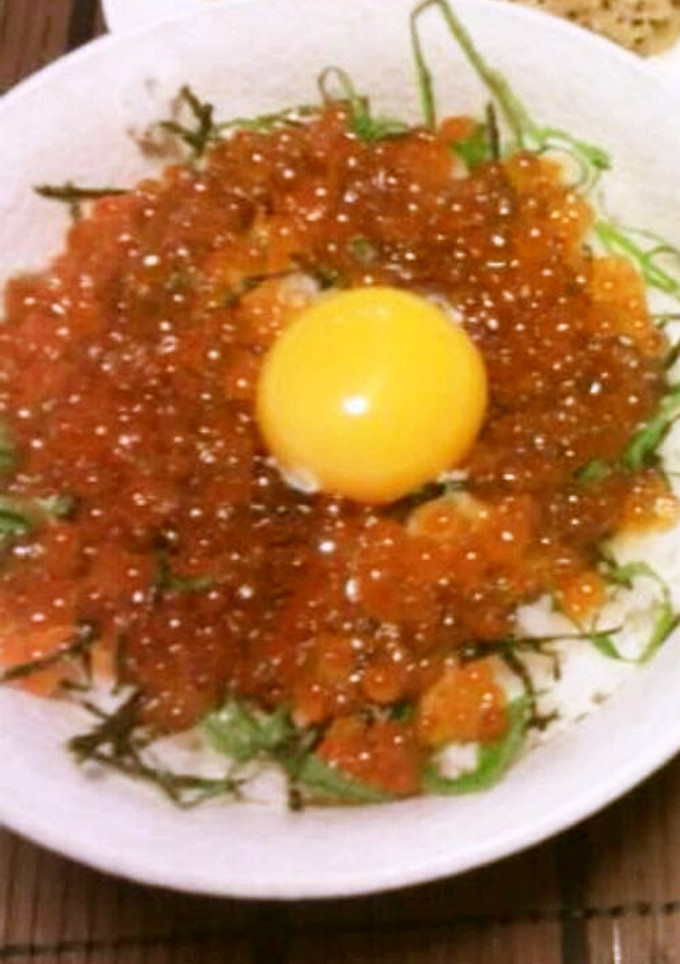 ちょっとアレンジ♪いくら丼-レシピのメイン写真