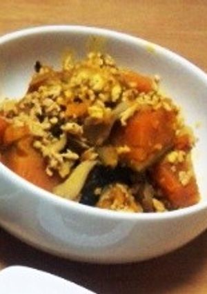 カボチャのそぼろ煮-レシピのメイン写真