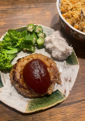 ハンバーグ-レシピのメイン写真