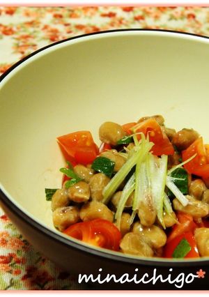 トマト納豆-レシピのメイン写真