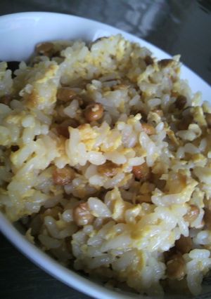 簡単！パラパラ納豆チャーハンの作り方-レシピのメイン写真