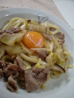 すき焼き風★焼きうどん-レシピのメイン写真