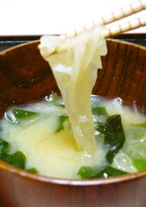 リメイク☆刺身のつま（大根）を味噌汁に♡-レシピのメイン写真